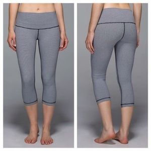 Lululemon Gingham Wunder Under Crop